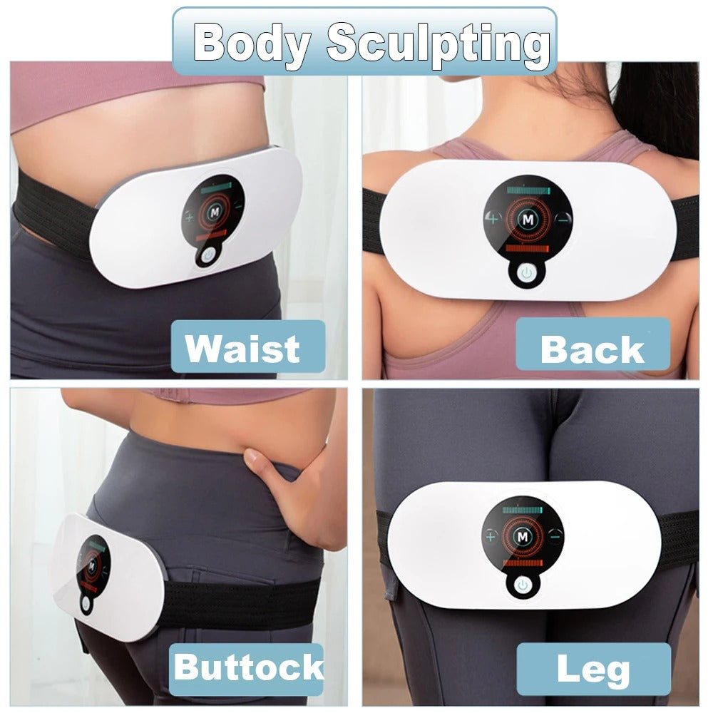Effektives EMS Massagegerät für Taille und Rücken mit Heizung und Vibration