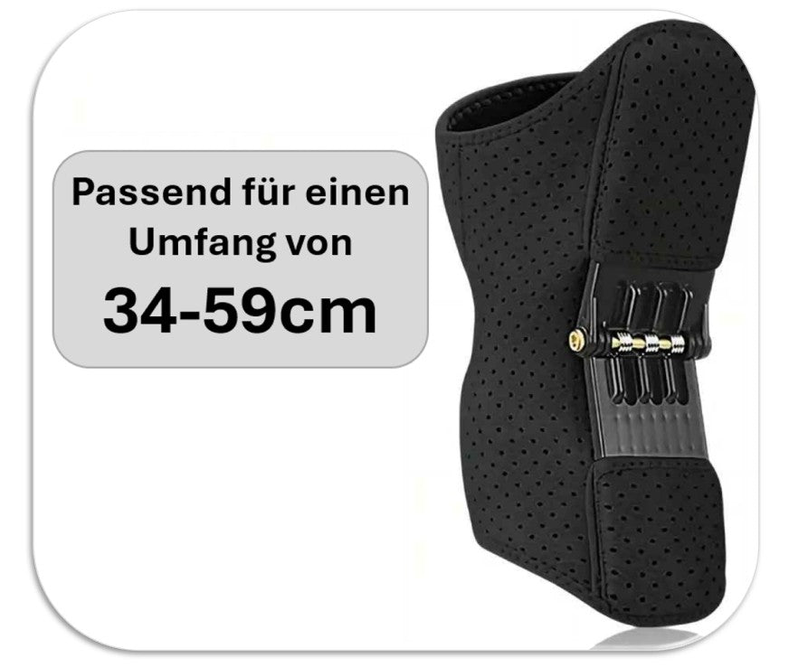 Kniebandage mit Rückfederungsunterstützung